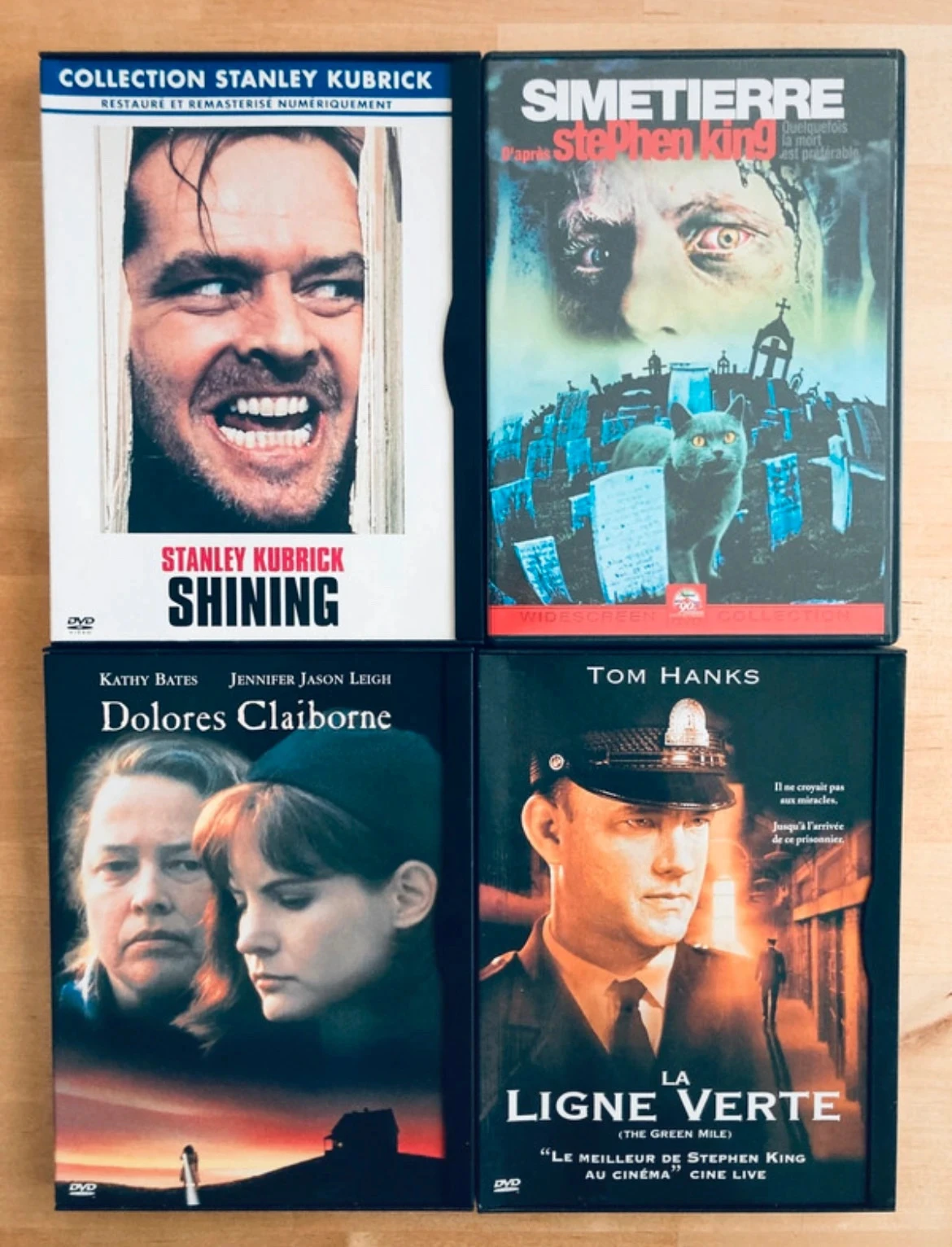 Lot 4 DVD cultes Stephen King.
